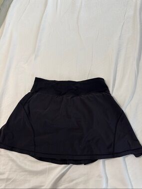 lululemon athletica Black Circle Skirt with Built-In Shorts